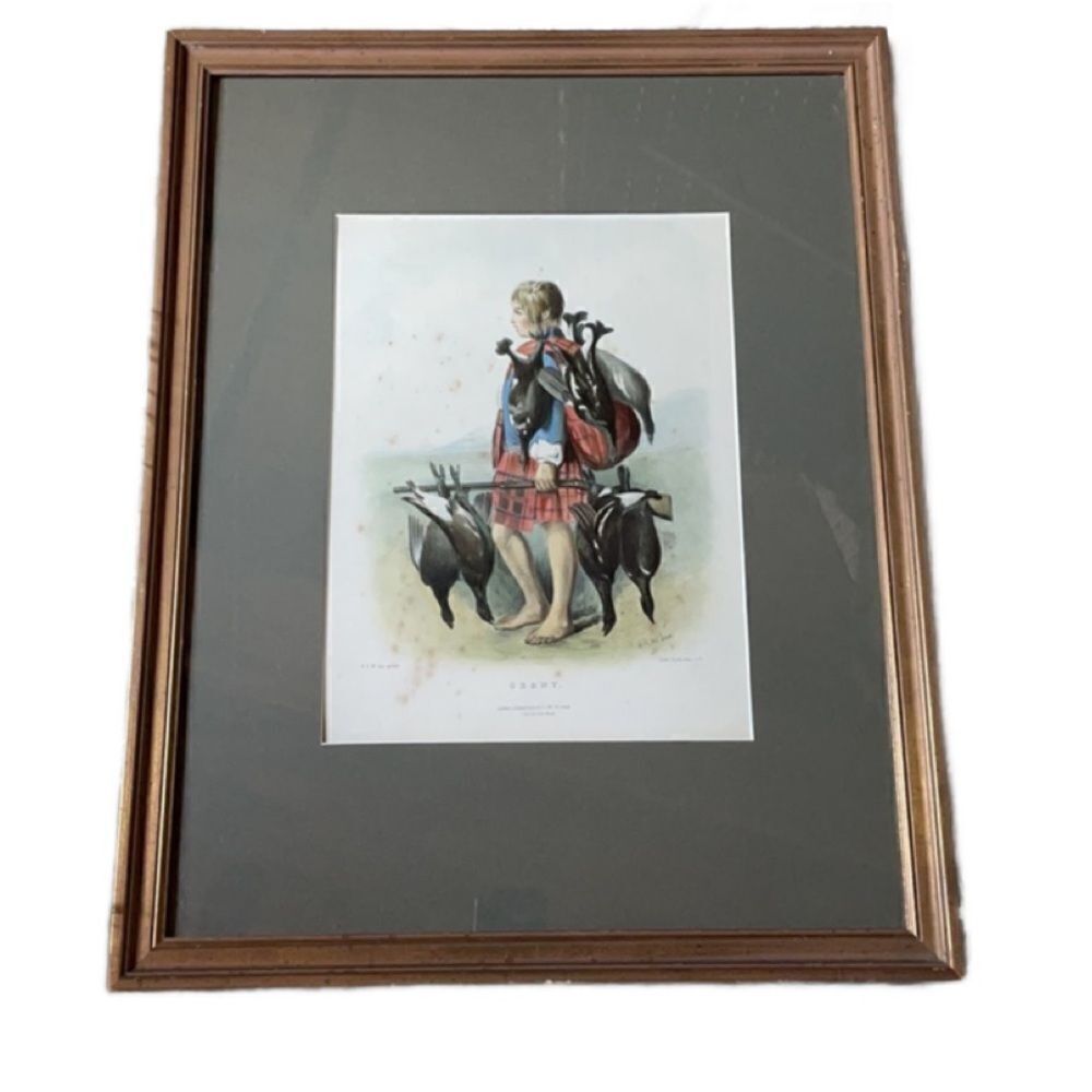 Grant “Highland Chiefton” Framed and Matted Print
